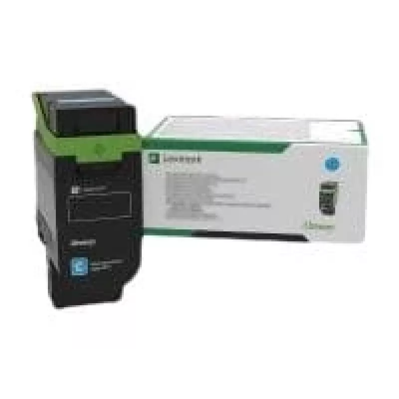 Lexmark - alto rendimiento - cian - original - caja - cartucho de tóner LCCP - para Lexmark CS531dw, CX532adwe (75M0H20)