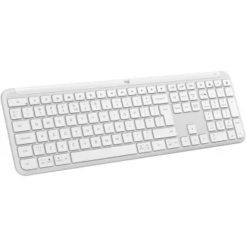 Teclado Logitech K950 Signature delgado de oficina RF Wireless Bluetooth QWERTY US International blanco