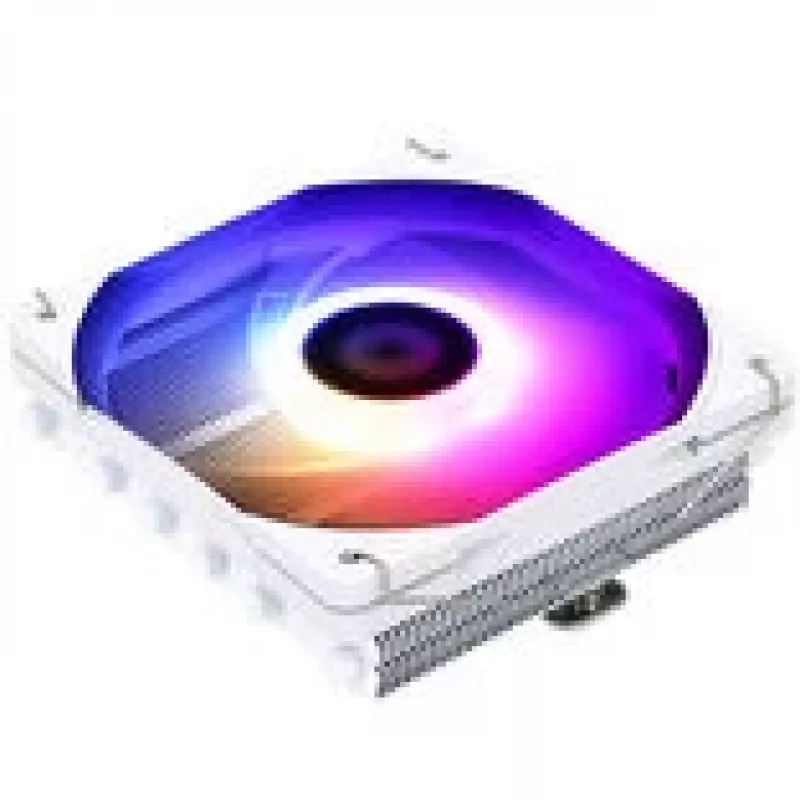 Disipador CPU de perfil bajo Thermalright AXP120 X67 ARGB - 120 mm, blanco (AXP120 X67 blanco ARGB)