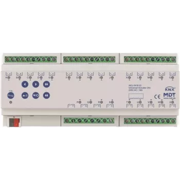 MDT Battery-2416.03 Actuador universal 24 canales 12TE REG 16A 230VAC 100µF 15EVG (Battery-2416.03)