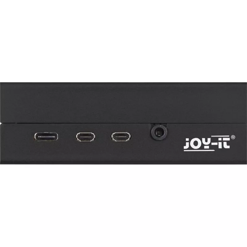 Carcasa de aluminio para Raspberry Pi 4 B de JYT, modelo RB-AlucaseP4+01B, acabado negro