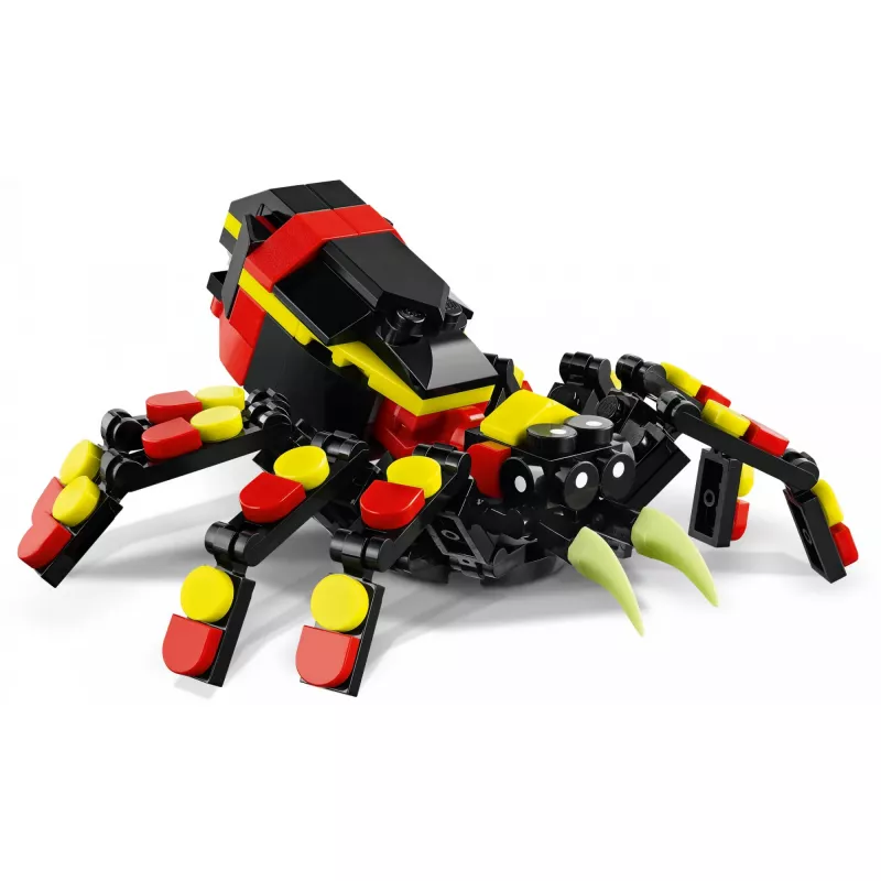 LEGO Creator 3 en 1 modelo de araña construible 31159 — 153 piezas, edad 7+, 110×150×50 mm
