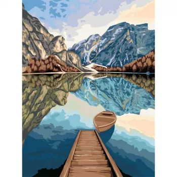 Set de pintura Ravensburger CreArt Seeblicke 23909 — Set creativo de pintar por números para niños y adultos