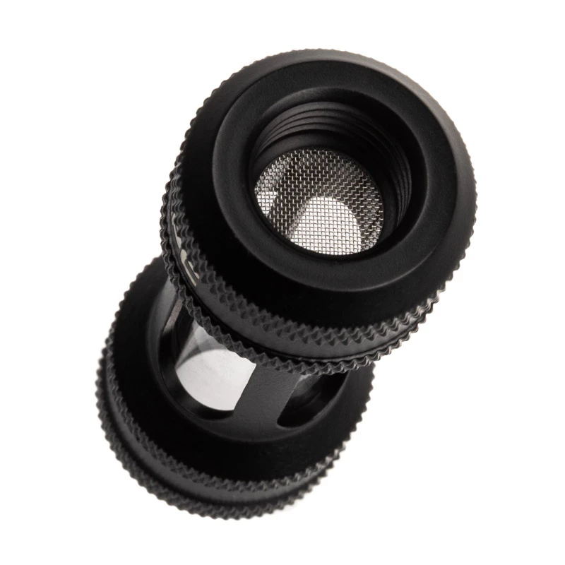 Filtro en línea XSPC G1/4 pulgadas negro mate para circuitos de refrigeración líquida