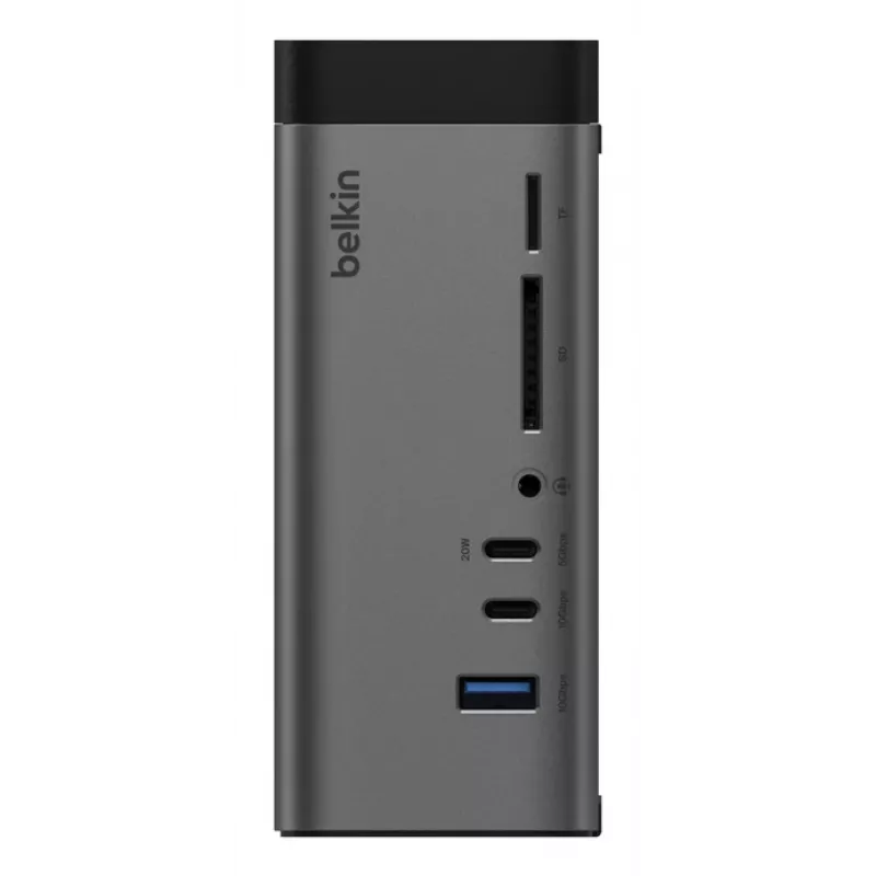 Hub Belkin Connect USB Type-C 10000 Mbit/s Gris