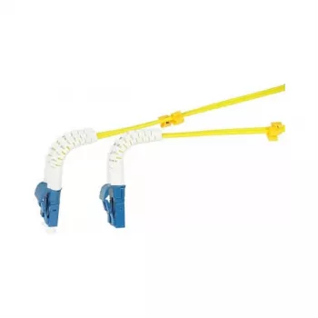 Synergy 21 Cable de parcheo de fibra óptica de 2 fibras 3mtr.LC-LC 9/125um OS2 AD 2mm funda flexible de protección contra dobleces - Fibra monomodo - 3 m