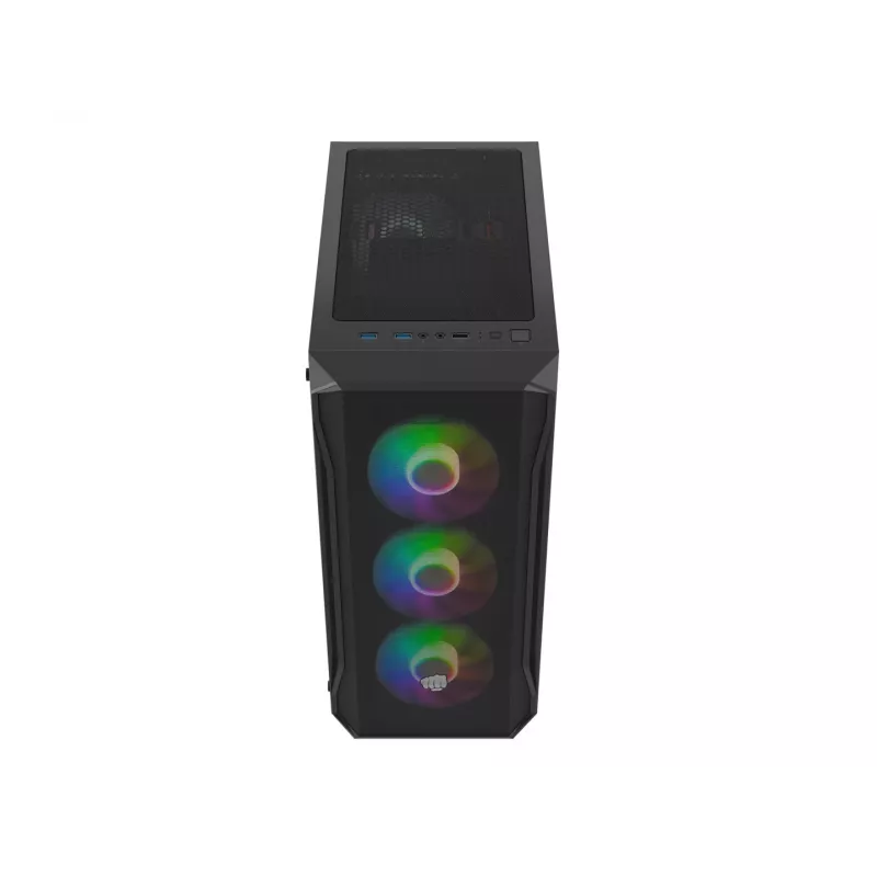 Caja Fury Shobo SH4F con ventana RGB y 4 ventiladores MIDI Ordenador PC