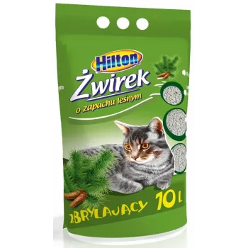 Arena aglomerante de bentonita Hilton Aroma Forest 10 L, de rápida absorción, elimina olores