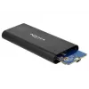 Delock - carcasa para almacenamiento - M.2 - tarjeta M.2 NVMe - USB 3.1 (Gen 2) - negro (42614)