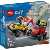 LEGO CITY 60458 Pizza vs. camión de bomberos
