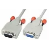 Lindy cable RS232 de 0,5 m cable de señal 0,5 m gris