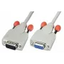 Lindy cable RS232 de 0,5 m cable de señal 0,5 m gris