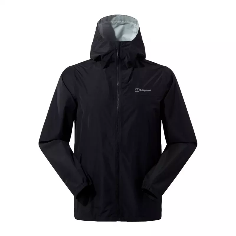 Conjunto de chaqueta Berghaus Deluge Pro 3.0 M + Hillwalker IA Shell M — capa exterior impermeable para hombre, negra