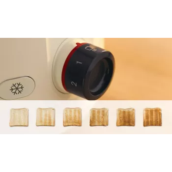 Tostadora Bosch | TAT2M127 MyMoment | Potencia 950 W | Número de ranuras 2 | Material de la carcasa plástico | Beige