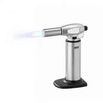 GEFU FUEGO soplete de cocina para crème brûlée G-35400, negro/acero inoxidable