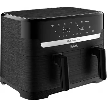 Freidora de aire Tefal Easy Fry EY901N Double 8,3 L Aparato independiente 2700 W Negra