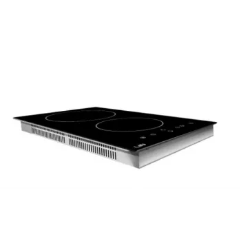 Placa vitrocerámica LIN LC-G3048, empotrable, 4 zonas de cocción, 3000 W, control táctil, superficie de cristal, bloqueo infantil