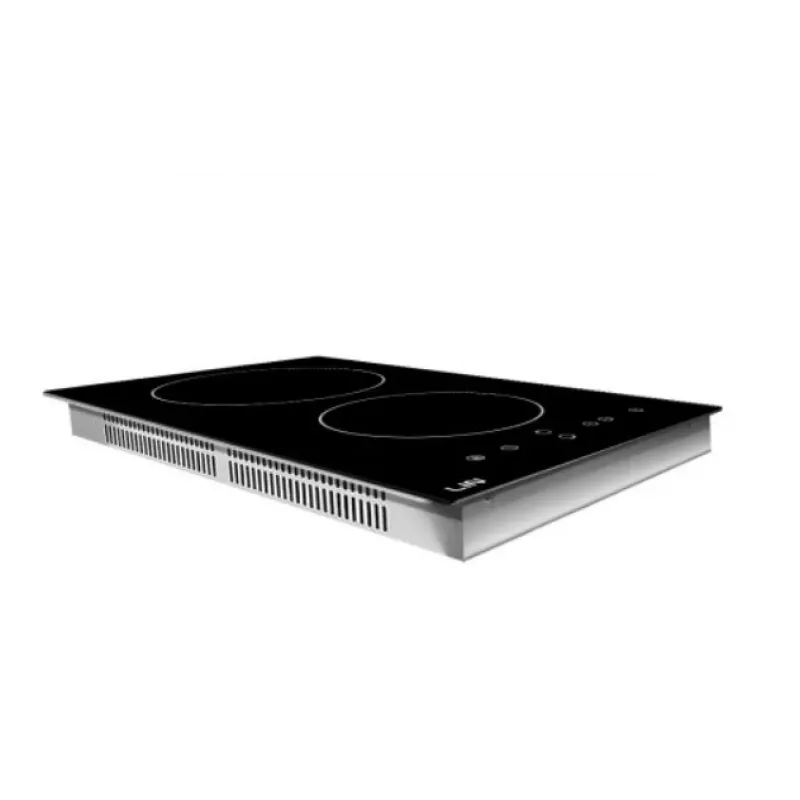 Placa vitrocerámica LIN LC-G3048, empotrable, 4 zonas de cocción, 3000 W, control táctil, superficie de cristal, bloqueo infantil