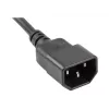 Regleta de alimentación Lanberg PS0-04E-0100-IEC-BK 1 m 4 tomas de corriente para interior negro