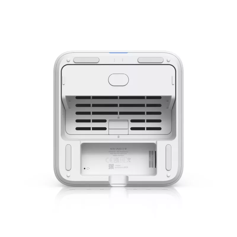Ubiquiti UNAS-2-W Unifi Nas 2X 3.5 bahías HDD, 2,5 GbE, USB-C, adaptador PoE++