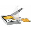 Cortapapeles Leitz Precision Home Office A3, 10 hojas, prensa manual, acero inoxidable, A3, 80 g/m², acero