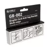 Lian Li GB-002 soporte universal para tarjeta gráfica, acero, 128,4 mm, negro, 2 uds.