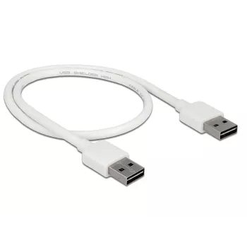 Cable USB USB 2.0 DeLOCK 85192 0,5m Blanco