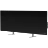 AENO Premium Eco Smart Heater, 700 W, vidrio templado, calefacción infrarroja + convección, pantalla LED, tipo de enchufe: Europa (tipo E/F), NEGRO