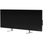 AENO Premium Eco Smart Heater, 700 W, vidrio templado, calefacción infrarroja + convección, pantalla LED, tipo de enchufe: Europa (tipo E/F), NEGRO