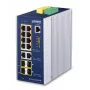 Switch gestionado PLANET IP30 Industrial L2+/L4 8 puertos Gigabit Ethernet