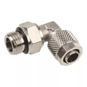 Tornillo – adaptador en ángulo de 1/4 de pulgada, Innovatek, plata