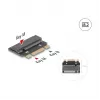 DeLOCK 64342 adaptador M.2 interno interfaz host M.2 macho negro