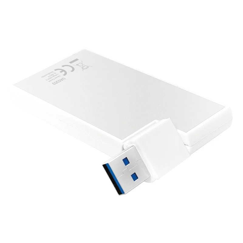 Hub USB 3.0 de 4 puertos, plateado