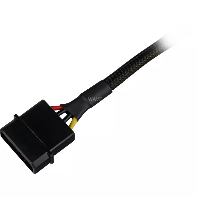 Cable adaptador de alimentación SATA Sharkoon 15 cm — Adaptador para conectores de alimentación SATA