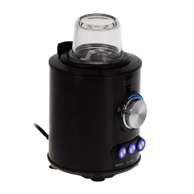 Batidora de vaso Camry CR 4088, 1800 W, jarra de cristal de 1,5 l, negro piano
