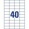 Avery Zweckform 3651 Etiquetas universales 52,5 x 29,7 mm 100 hojas Blanco