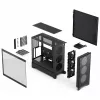 Caja para PC Fractal Design Pop 2 Air negro TG Midi Tower – ATX, 3 ventiladores frontales de 120 mm, compatible con unidades de 2,5