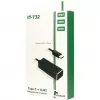 Adaptador Ethernet Inter-Tech IT-732 2500 Mbit/s USB Type-C Cableado