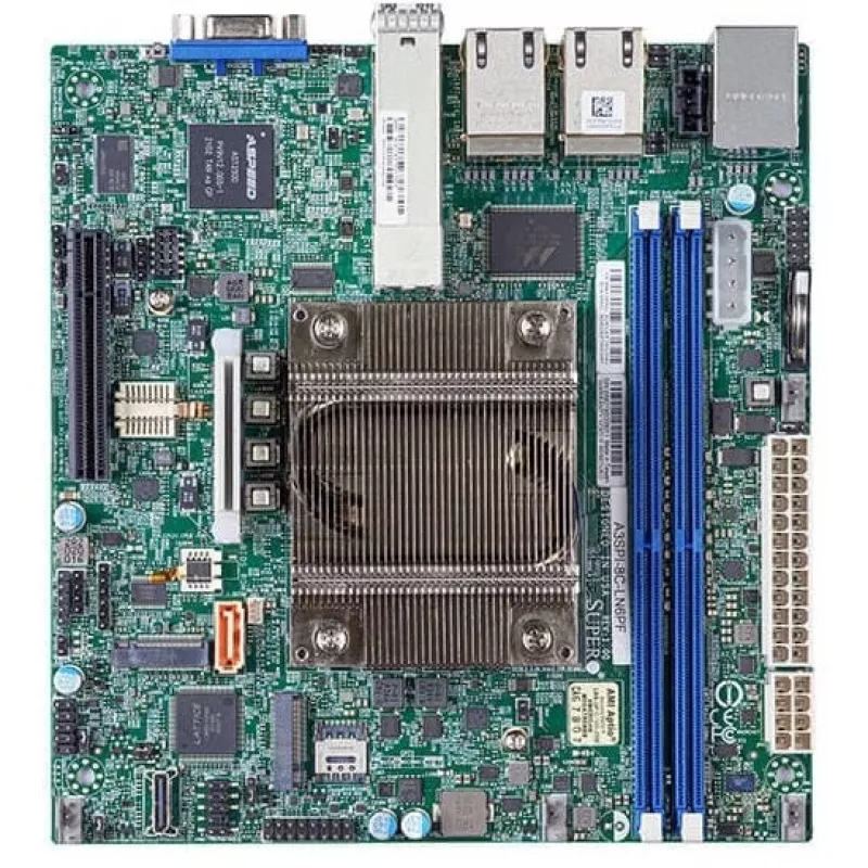 Supermicro placa base A3SPI-8C-LN6PF mini-ITX Atom C5325 (8C/8T) 2,4 GHz Bulk