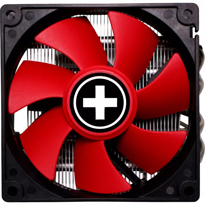 Sistema de refrigeración para ordenador Xilence XC041 Ventilador de procesador 9,2 cm Negro, Rojo