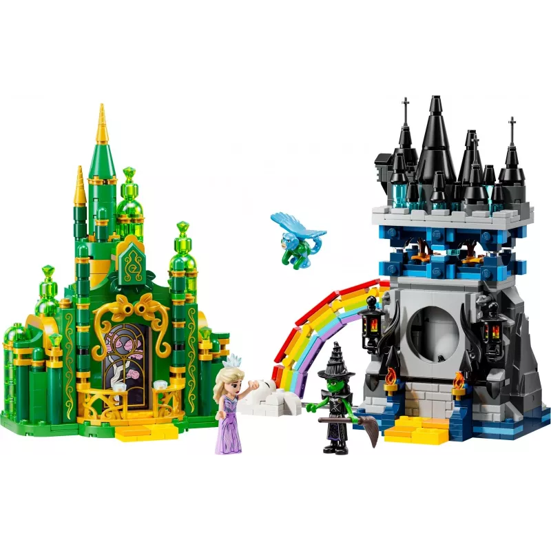 Set LEGO Wicked 75689 — set de juego Ciudad Esmeralda y castillo Kiamo Ko