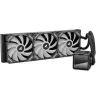 Refrigeración líquida todo en uno para CPU Sharkoon S60 ARGB – radiador de 360 mm, 3 ventiladores PWM de 120 mm, negro
