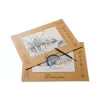 Papel de dibujo y boceto SMLT A3, 160 g/m², 20 hojas, encolado
