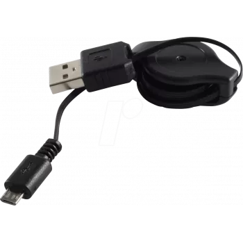 Cable USB ShiverPeaks BS14-18001 1 m USB A Micro-USB B negro