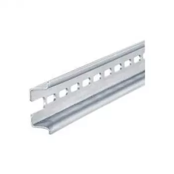 Guía para rack Rittal 4934.000, acero, plata, profundidad 555 mm, pack de 6