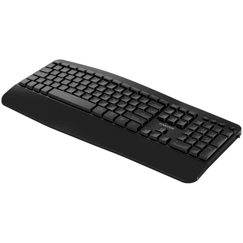 Teclado CANYON HKB-W6 inalámbrico negro