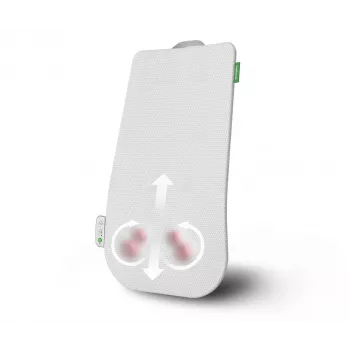 Medisana MC 600 masajeador de espalda Shiatsu con calor, 24 W, 4 cabezales, apagado automático 15 min, entrada 12 V