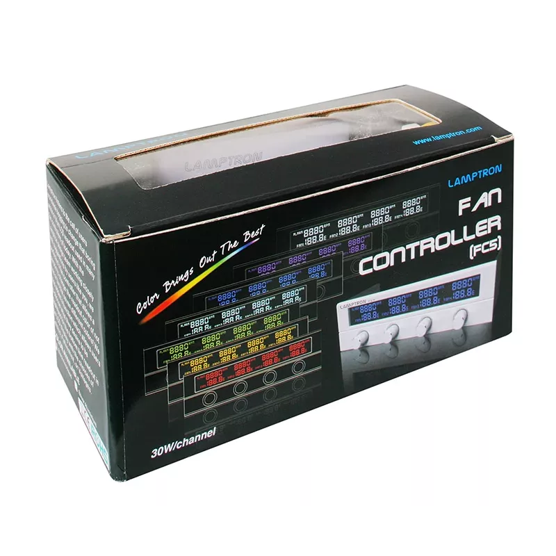 Controlador de ventiladores Lamptron FC5 V2 5,25 pulgadas – plateado