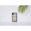 Funda protectora para móvil iKins para iPhone XR — funda protectora menta y negra