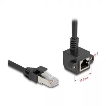 Cable de red DeLOCK 81098 RJ-45 Cat6 2 m negro